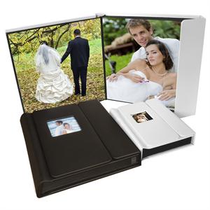 PhotoFusion 8x10 Self Stick Album (20 photos) Black with Overlap