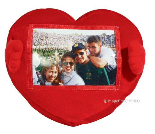 Heart Plush Photo Frame